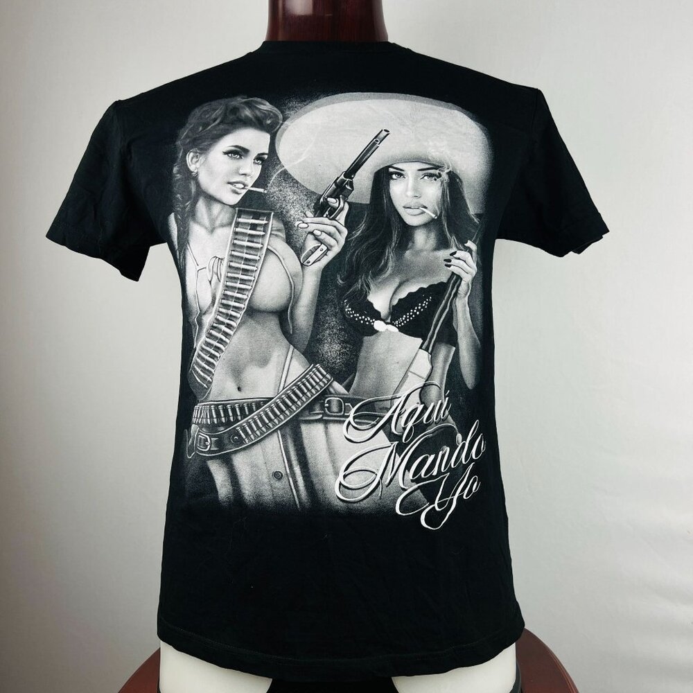 Aqui Mando Yo Bandito Gangster Lrg T-Shirt Shirt